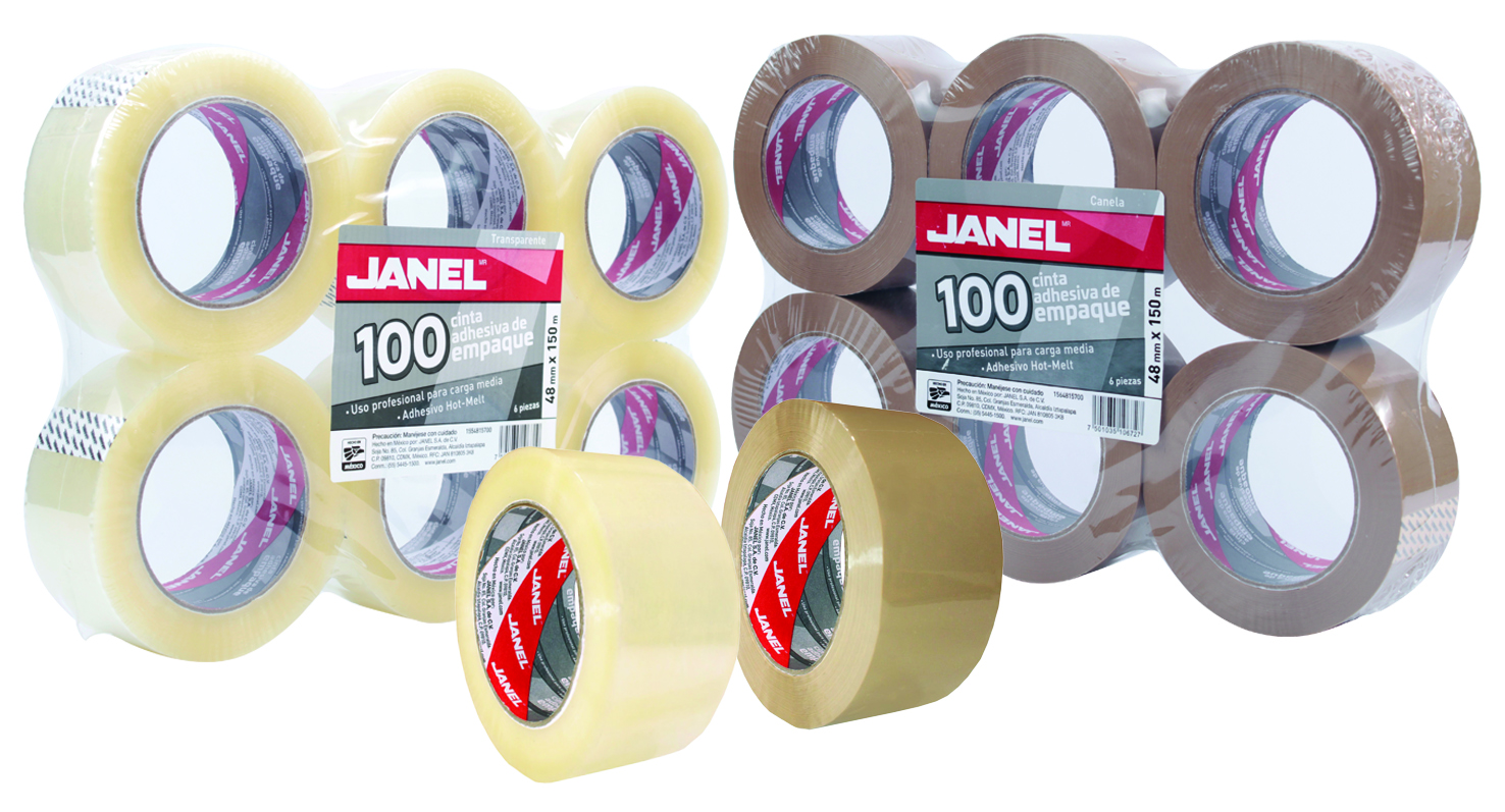 Janel Industrial-cintas adhesivas-Linea 100 Cinta Hot Melt Línea 100